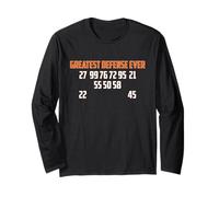 American Football Vintage Defence Design Dad Grandpa Uncle Long Sleeve T-Shirt