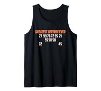 American Football Vintage Defence Design Dad Grandpa Uncle Tank Top
