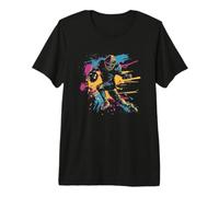 American Footballspieler Graffiti Premium T-Shirt