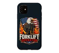 American Forklift Operator USA Forklift Driver Case for iPhone 11