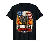 American Forklift Operator USA Forklift Driver T-Shirt