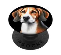 American Foxhound Dog Portrait PopSockets Adhesive PopGrip