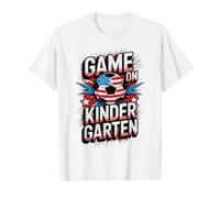American Game ON Kindergarten School Soccer Happy First Day T-Shirt