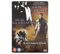 American Gangster/Gladiator/Black Hawk Down (Steelbook) [DVD]