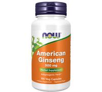 American Ginseng 100 Caps 500 mg by Now Foods