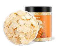 American Ginseng Slices | Panax Quinquefolius | 50g Dried Herb | 1.0-1.2cm Thick Cut | for Brewing Tea, Culinary Use, Traditional Herbalism | Natural & Unprocessed