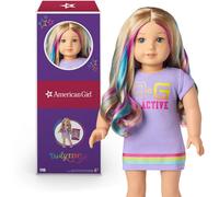 American Girl Truly Me 18-inch Doll #110 with Blue Eyes, Blonde Hair w/Highlights, Light Skin, T-shirt Dress, For Ages 6+