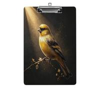 American Goldfinch Golden Spotlight A4 Acrylic Clipboard