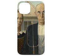 American Gothic by Grant-Wood, Pop Art Case for iPhone 13