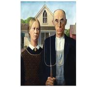 American Gothic Notebook: Classic Art Cover for Your Creative Ideas and Musings