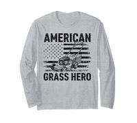 American Grass Hero Lawn Mower Long Sleeve T-Shirt