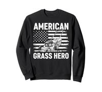 American Grass Hero Lawn Mowing Sweatshirt