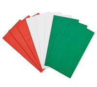 American Greetings 6904292 Bulk Christmas Red, Green and White Tissue Paper (125 Sheets), Ink