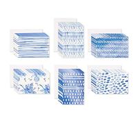 American Greetings Assorted Blue Blank Cards, Congratulations, Thinking of You, Birthday, Graduation (48-Count)