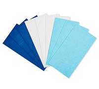 American Greetings Bulk Tissue Paper (Blue and White) for Birthdays, Weddings, Bridal Showers, Baby Showers, Graduation and All Occasions (125-Sheets)