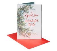 American Greetings Christmas Card for Son and Wife (Both so Great)