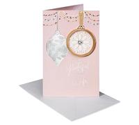 American Greetings Christmas Card for Wife with Ornament Keepsake (Funny and Gorgeous)