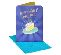 American Greetings Half-Birthday Card (A Whole Lot)