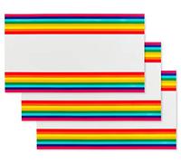 American Greetings Rainbow Party Supplies, Plastic Table Covers (3-Count)