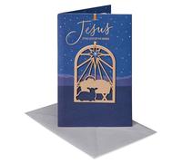 American Greetings Religious Christmas Card with Ornament Keepsake (The Blessings of This Holy Season)