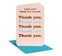 American Greetings Simple Thank You Card for Coworker, Boss, or Secretary (Do This All Day)