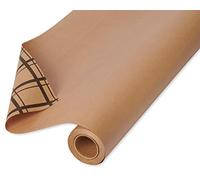American Greetings Wrapping Paper, Kraft and Scottish, 1
