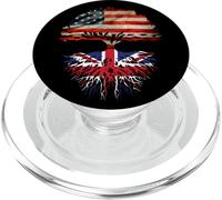 American grown british roots,new citizen 2025 PopSockets PopGrip for MagSafe
