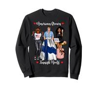 American Grown Finnish Roots Black Womens African Sweatshirt