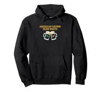 American Grown Irish Roots Celtic Heritage and Pride Pullover Hoodie