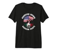 American Grown Mexican Roots Mexico Roots Heritage Premium T-Shirt
