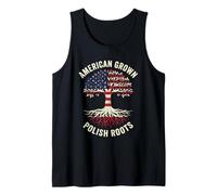 American Grown Polish Roots Heritage Tree Tank Top