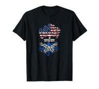 American Grown Scottish Roots, Funny Pride American Scottish T-Shirt