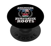 American Grown Shirt American Grown Hungarian Roots Hungary PopSockets Adhesive PopGrip