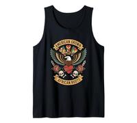 American Grown with African Roots Eagle Black History Pride Tank Top