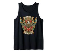 American Grown with African Roots Eagle Black History Pride Tank Top