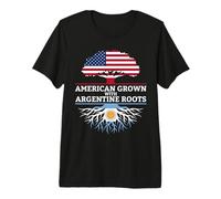 American Grown with Argentine Roots Heritage Premium T-Shirt