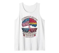 American Grown with Ecuadorian Roots Tree Dual Citizens Tank Top
