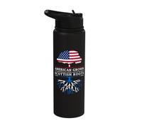 American Grown with Scottish Roots - Scotland Stainless Steel Insulated Water Bottle