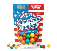 American Gumball Company Assorted Refill Gumballs 2 Pound Bag - .62 inch Small Gumballs for Gumball Machine