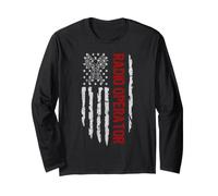American Ham Radio Operator USA Flag Amateur Radio Long Sleeve T-Shirt