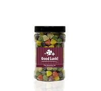 AMERICAN HARD GUMS 1.3kg Sweet Jar - A Personalised Gift Jar filled with your favourite Retro Sweets! - Good Luck