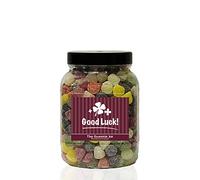AMERICAN HARD GUMS 2kg Sweet Jar - A Personalised Gift Jar filled with your favourite Retro Sweets! - Good Luck
