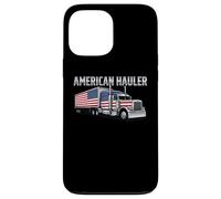 American Hauler Patriotic Truck Driver Industrial Transport Case for iPhone 13 Pro Max