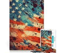 American History 1000 Jigsaw Puzzle Mental Fun Game Seamless Fit Precise Pieces Relaxing Indoor Group Activity (38x52cm)