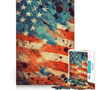 American History Jigsaws 1000 Pieces for Adults Memory Boost Game Professional Grade Cutting Heartwarming Gathering Activity (50x75cm)
