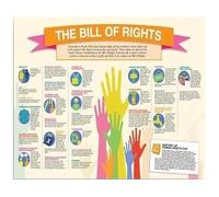 American History Posters - Includes U.S. Constitution, Bill of Rights & Founding Documents for Classroom, Homeschool, or Library(Framed,16x24inch(40x60cm))