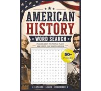 American History Word Search Puzzle: Word Searches with Easy to Read Print about American History, American Culture, USA and More | 6x9 inches, 110 ... Puzzles ... Great for Vacations and Holidays