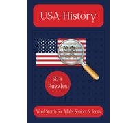 American History Word Search:: Word Searches with easy-to-read print featuring U.S. Presidents, Landmarks, Historic Events, and More | 6x9 inches, 110 ... holidays, birthdays, or relaxing free time