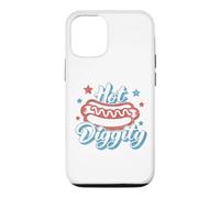American Hot Diggity Hotdog BBQ 4th of July USA Hot Dog Case for iPhone 12/12 Pro