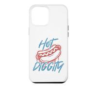 American Hot Diggity Hotdog BBQ 4th of July USA Hot Dog Case for iPhone 12 Pro Max